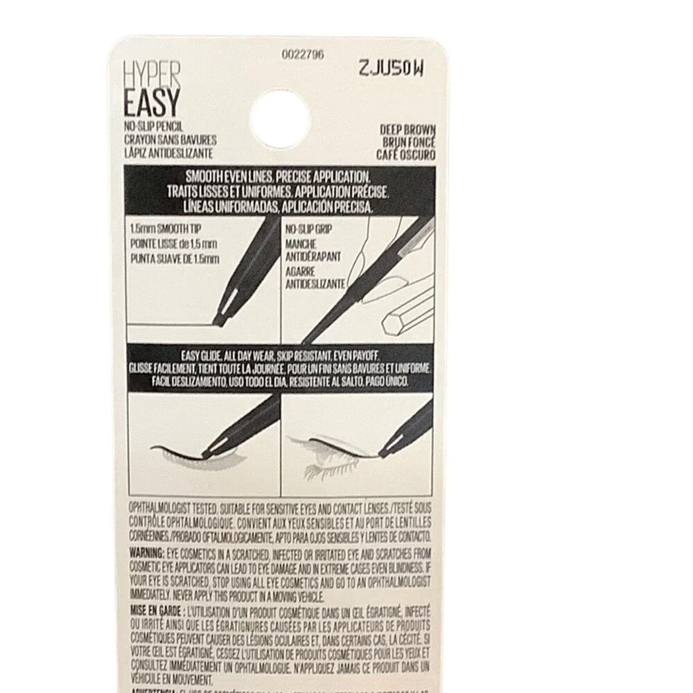 Maybelline Hyper Easy Eyeliner In Deep Brown 0.001 Oz Long-Lasting No-Slip Penci